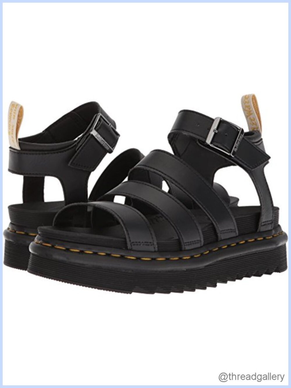 Vegan Blaire Felix Rub Off Soft PU Ankle Strap Platform Sandal